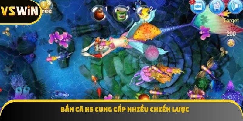 Bắn cá H5 cung cấp nhiều chiến lược