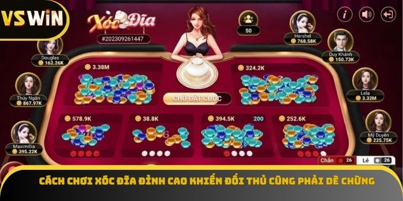 Cách chơi xóc đĩa